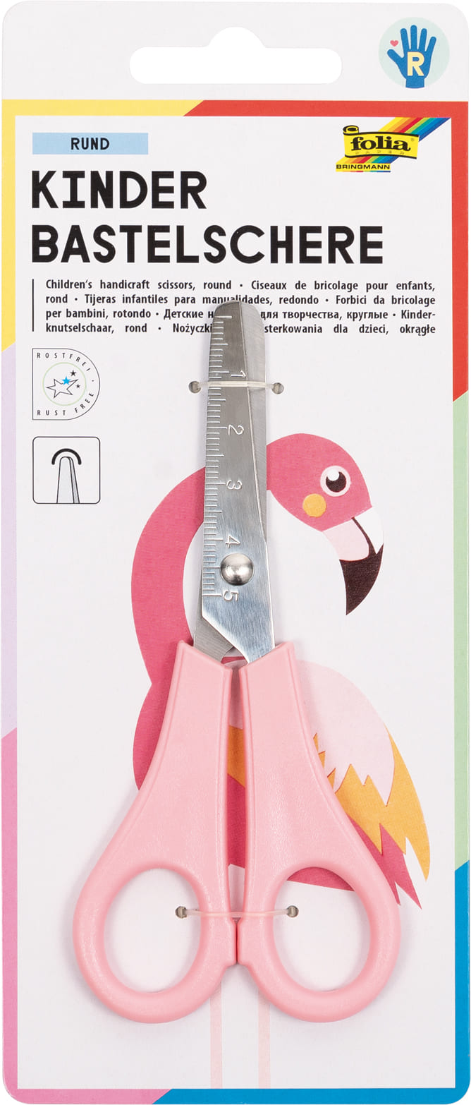 Dětské nůžky kulaté - pro praváky - 13,5 cm –  bezpečné