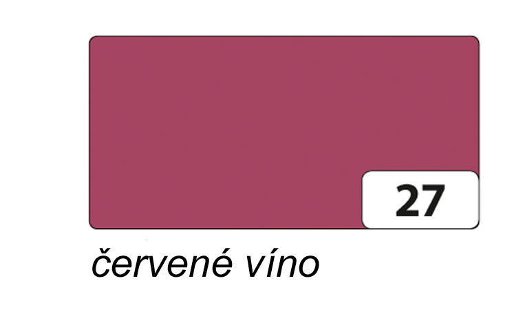 Barevný papír A4  130g  - červené víno - 1 arch