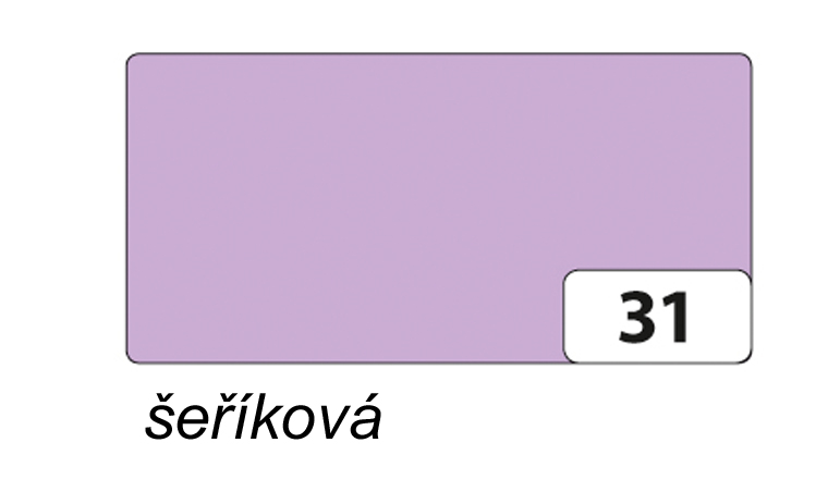 Barevný papír A4  130g  - šeříková - 1 arch