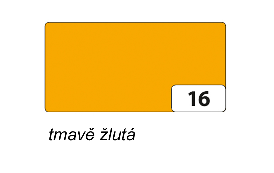 Fotokarton tmavě žlutá, 50 x 70 cm, 300 g/m2, 1 arch - pro kreativní tvoření a dekorace