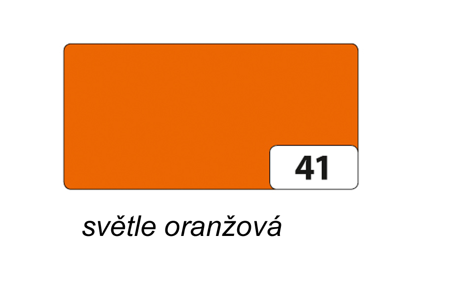 Fotokarton světle oranžová, 50 x 70 cm, 300 g/m2, 1 arch - pro kreativní tvoření a dekorace