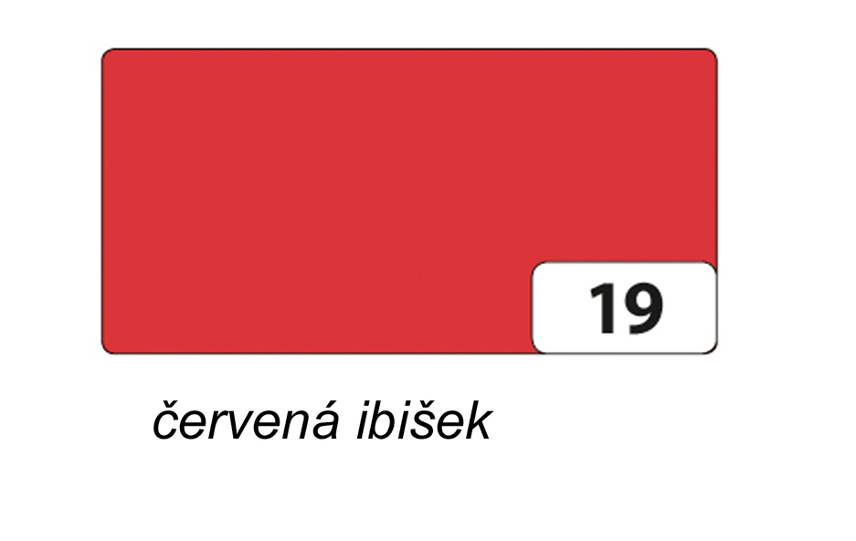Fotokarton červená ibišek, 50 x 70 cm, 300 g/m2, 1 arch 