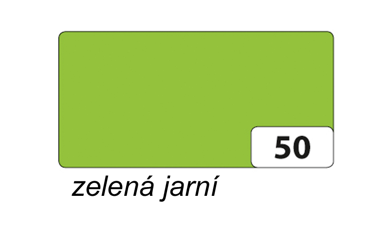 Fotokarton jarní zelená, 50 x 70 cm, 300 g/m2, 1 arch - pro kreativní tvoření a dekorace
