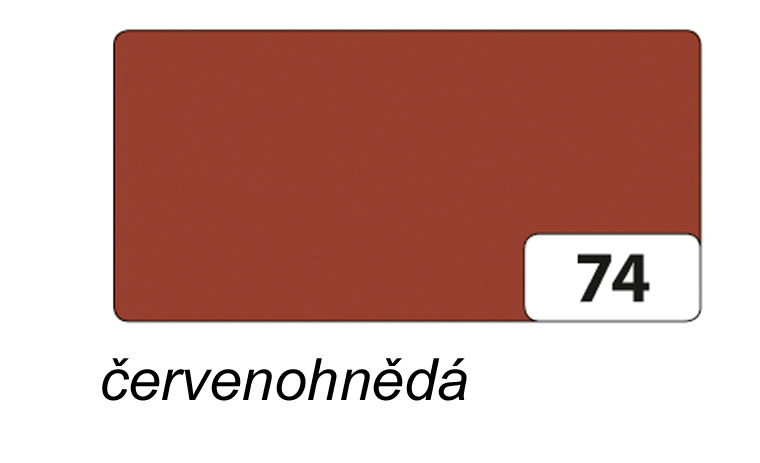 Fotokarton červenohnědá, 50 x 70 cm, 300 g/m2, 1 arch - pro kreativní tvoření a dekorace