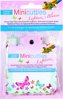 Designové papíry - "Mini-Cutties " - motýli/květiny