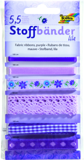 Dekorativní stužky - fialová