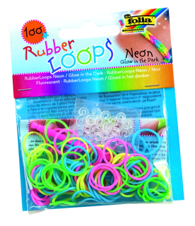 Rubber Loops- gumičky - neonové - 100 ks