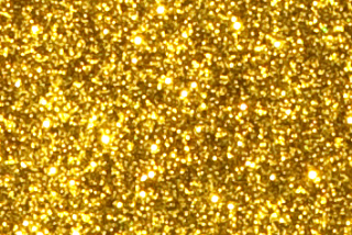 Pěnovka se třpytkami - 2 mm, 20 x 29 cm, 5 listů - zlatá