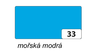 Barevný karton 220g/m2 o rozměru 50x70 cm - MOŘSKÁ MODRÁ