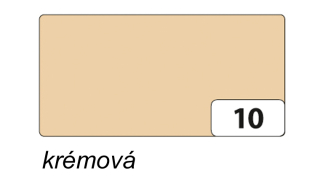 Barevný karton 220g/m2 o rozměru 50x70 cm - KRÉMOVÁ