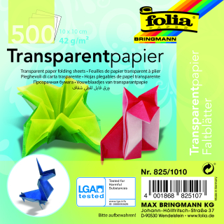 Origami papír 10x10 cm 500 archů v 10ti barvách