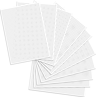 Papír k prošívání- BEZ POTISKU - 17,5 x 24,5 cm - 300 g/m2 - 40 ks