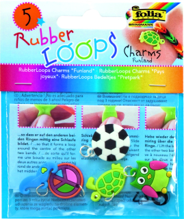 Rubber Loops - přívěšky - ZÁBAVA - 5 ks