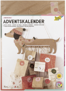 Adventní kalendář - set " SAUSAGE DOG" - 54 dílů